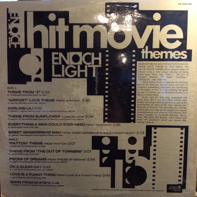 Enoch Light And The Light Brigade - Hit Movie Themes (VINYL) | Near Mint (NM or M-)--