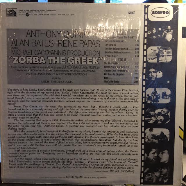 Mikis Theodorakis - Zorba The Greek (Original Soundtrack) (VINYL) |--