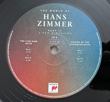 Hans Zimmer - The World of Hans Zimmer - Part II: A New Dimension (3xVINYL) | Near Mint (NM) Near Mint (NM)-