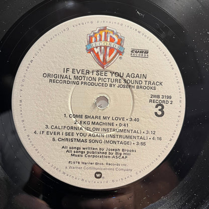 Joseph Brooks - If Ever I See You Again (Original Motion Picture Soundtrack) | Near Mint (NM) Near Mint (NM)--