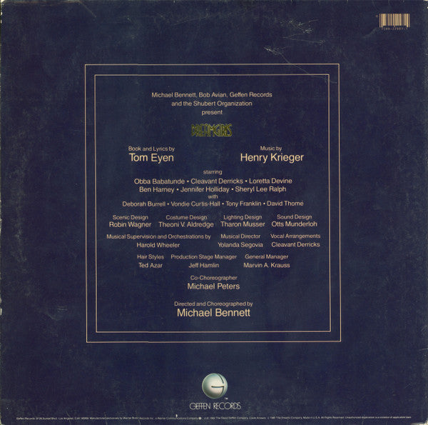 Dreamgirls Original Broadway Cast - Dreamgirls Original Broadway Cast Album (VINYL) | Near Mint (NM) Excellent+ (EX+)--