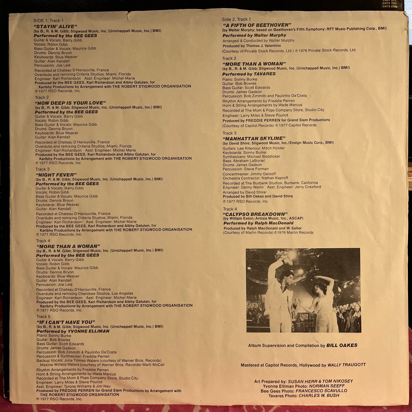 Various - Saturday Night Fever (The Original Movie Sound Track) | Near Mint (NM) Excellent (EX)-