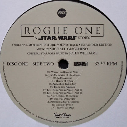 Michael Giacchino - Rogue One: A Star Wars Story (Original Motion Picture Soundtrack Expanded Edition) (4xVINYL BOX) | Near Mint (NM) Near Mint (NM)-