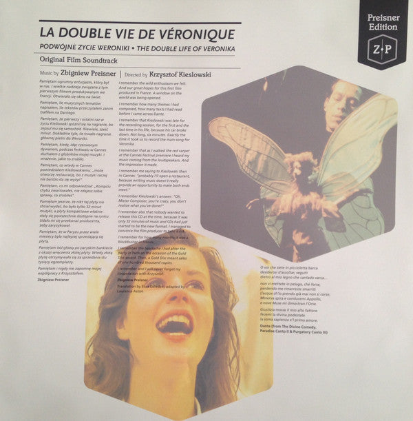 La Double Vie De Véronique = Podwójne Życie Weroniki = The Double Life Of Veronika (Original Film Soundtrack) | Mint (M) Mint (M)-