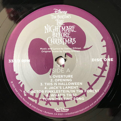 Danny Elfman - Tim Burton's The Nightmare Before Christmas (Original Motion Picture Soundtrack) | Mint (M) Mint (M)-