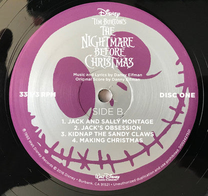 Danny Elfman - Tim Burton's The Nightmare Before Christmas (Original Motion Picture Soundtrack) | Mint (M) Mint (M)-