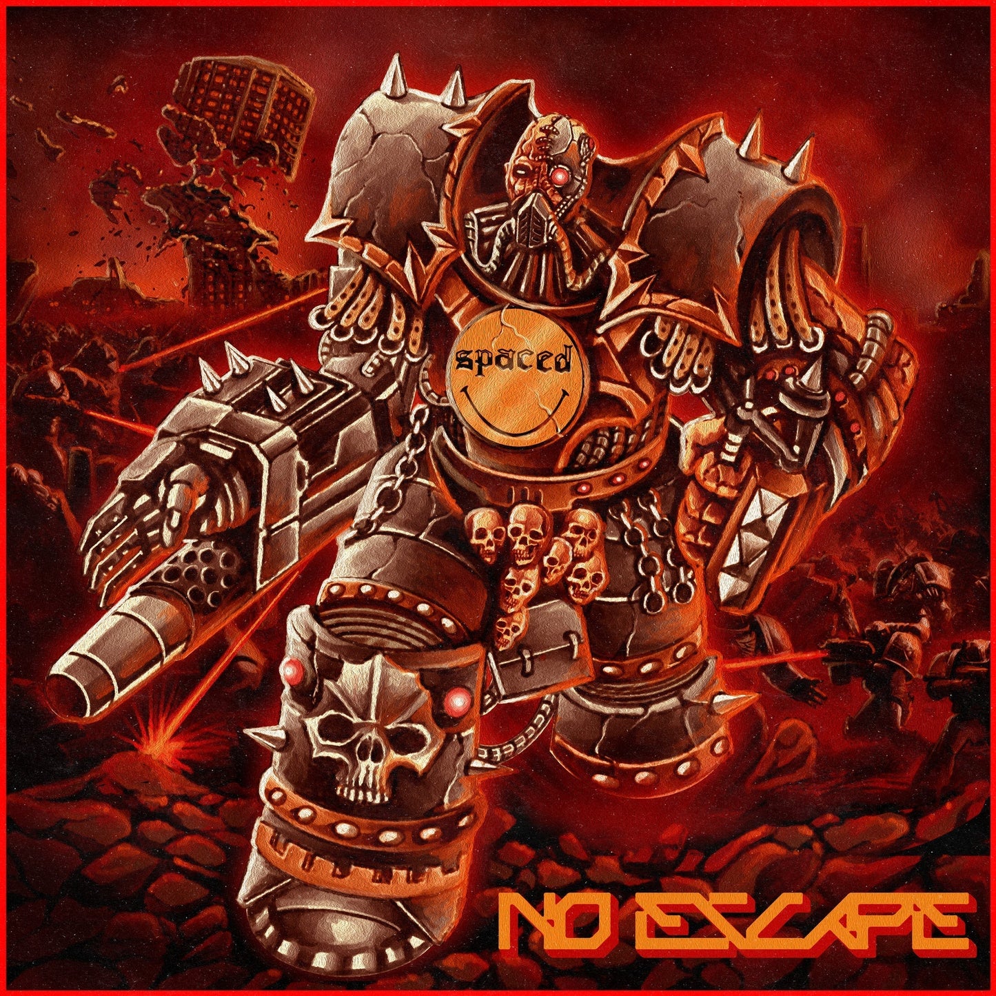 Spaced - No Escape (Indie Exclusive) [Coke Bottle / Oxblood W/ Black Splatter Vinyl] |-