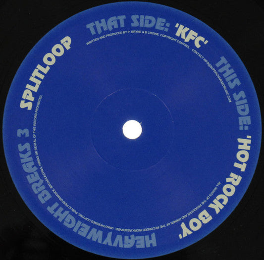 Splitloop - Heavyweight Breaks 3 (Part 2 Of 3) | Excellent (EX) Very Good Plus (VG+)-