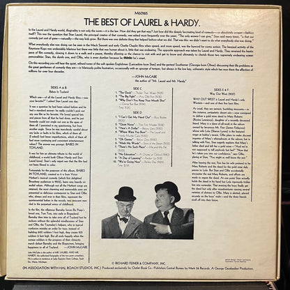 Laurel & Hardy - The Best Of Laurel & Hardy (VINYL 3xLP BOX MURRAY HILL M60165 1975) | USED Near Mint- (NM-) Excellent (EX)--