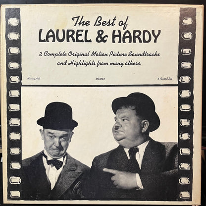 Laurel & Hardy - The Best Of Laurel & Hardy (VINYL 3xLP BOX MURRAY HILL M60165 1975) | USED Near Mint- (NM-) Excellent (EX)--