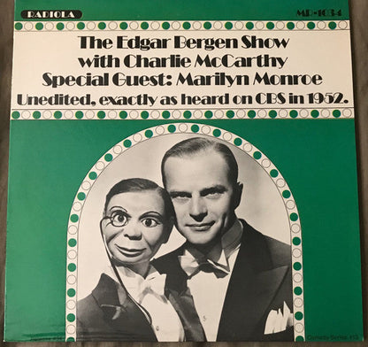 The Edgar Bergen Show With Charlie McCarthy (VINYL) | Mint (M) Mint (M)-