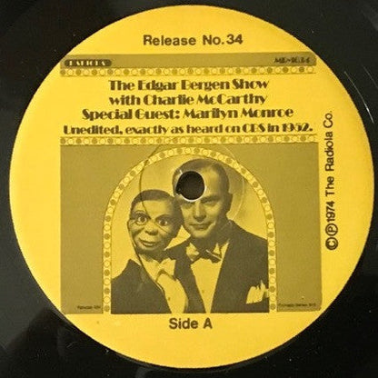 The Edgar Bergen Show With Charlie McCarthy (VINYL) | Mint (M) Mint (M)-