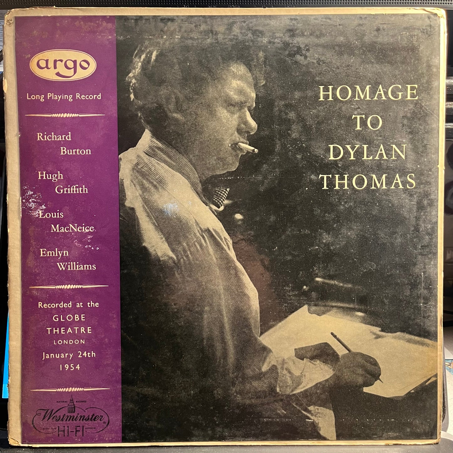 Dylan Thomas - Homage To Dylan Thomas | Excellent (EX) Very Good (VG)--