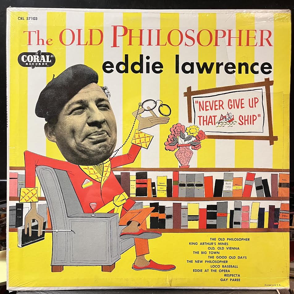 Eddie Lawrence - The Old Philosopher (VINYL) | Mint (M) Near Mint (NM)-