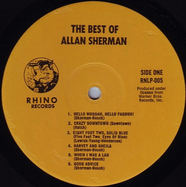 Allan Sherman - The Best Of Allan Sherman (VINYL) | Near Mint (NM) Near Mint (NM)-