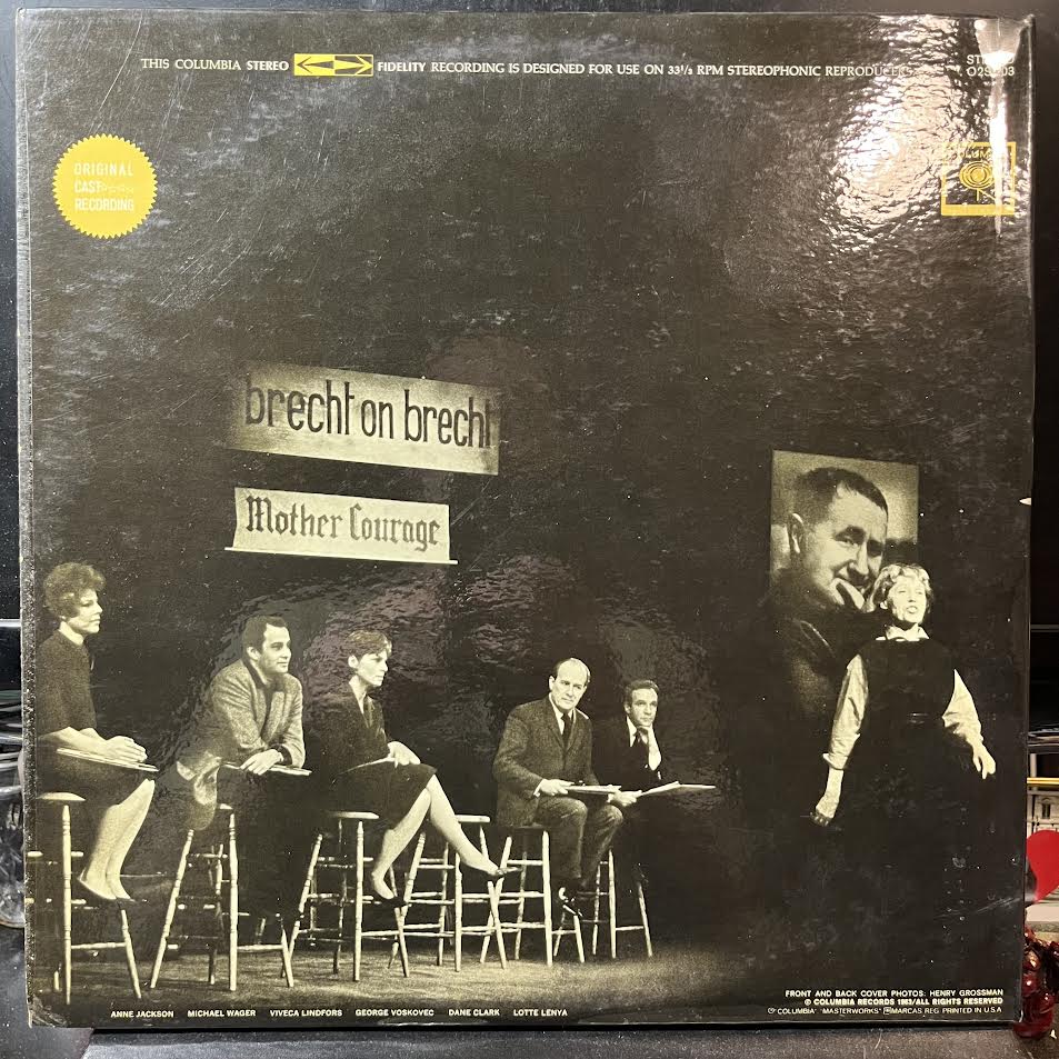 Dane Clark (3) - Brecht On Brecht (VINYL) | Near Mint (NM or M-) Excellent (EX)--