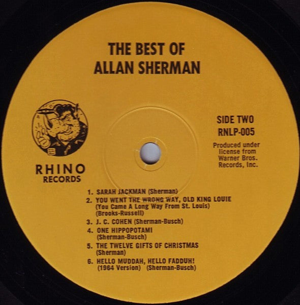 Allan Sherman - The Best Of Allan Sherman (VINYL) | Near Mint (NM) Near Mint (NM)-