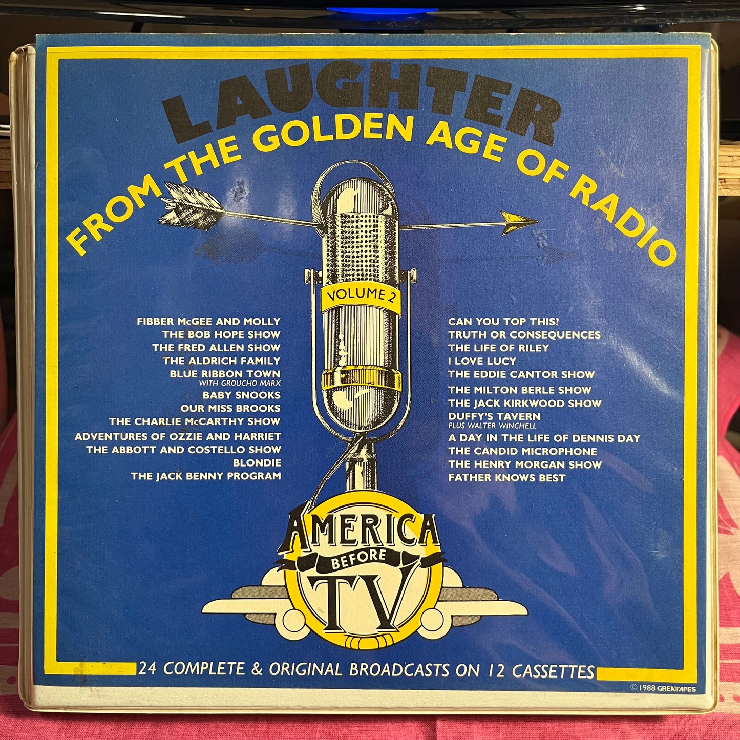 Various - Laughter From The Golden Age Of Radio *12xCASSETTE BOX* | Excellent (EX)--