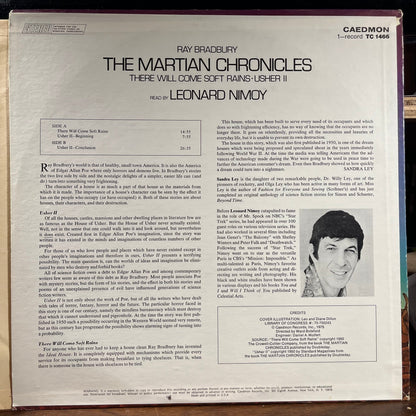 Ray Bradbury - The Martian Chronicles: There Will Come Soft Rains - Usher II (VINYL) | Near Mint (NM) Very Good Plus Plus (VG++)-