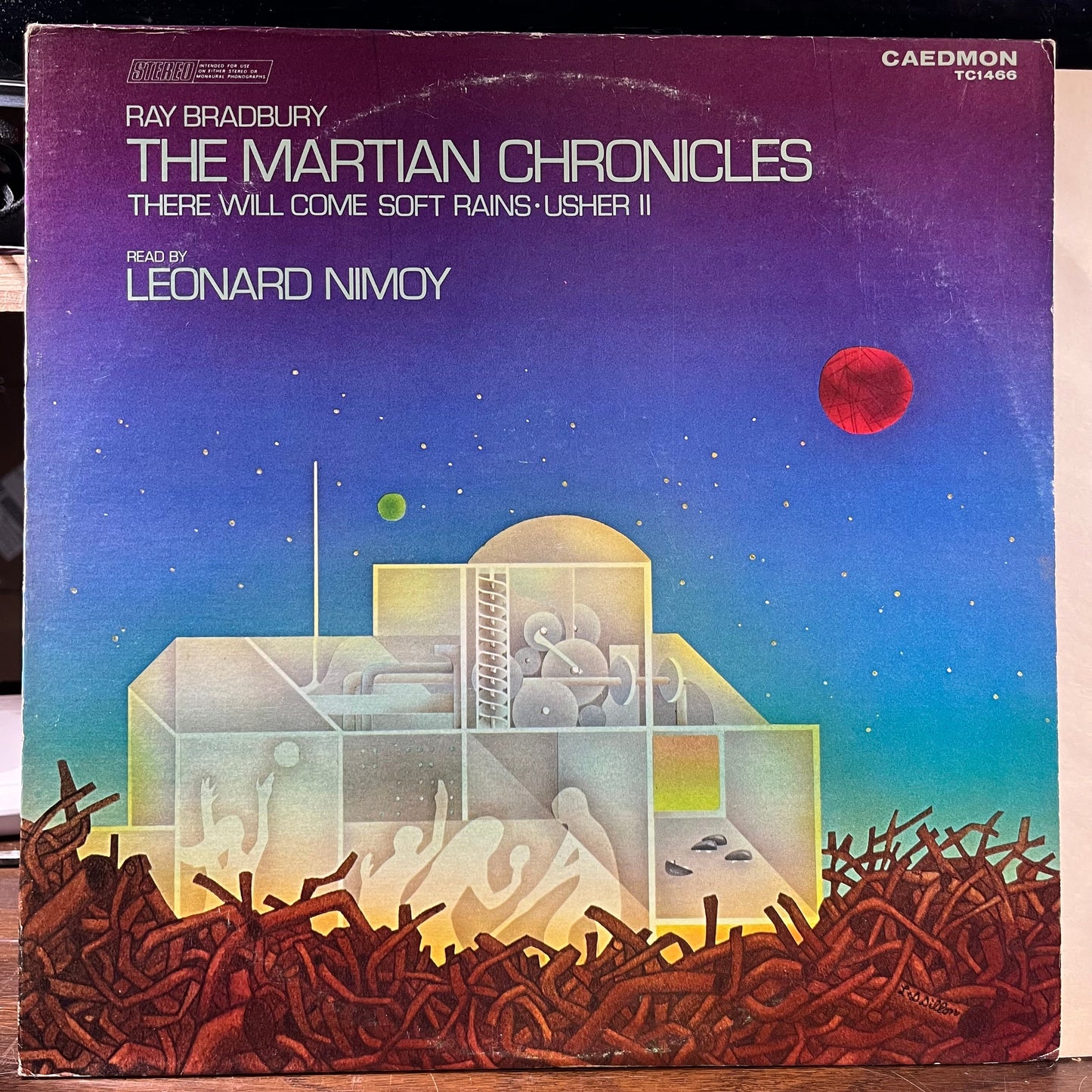 Ray Bradbury - The Martian Chronicles: There Will Come Soft Rains - Usher II (VINYL) | Near Mint (NM) Very Good Plus Plus (VG++)-