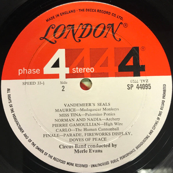 Merle Evans - Circus Spectacular (VINYL) | Near Mint (NM or M-)--