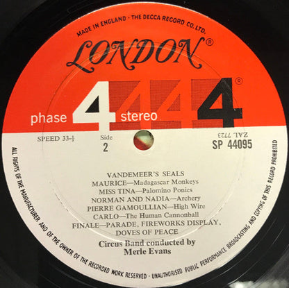 Merle Evans - Circus Spectacular (VINYL) | Near Mint (NM or M-)--