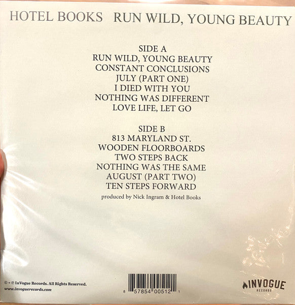 Hotel Books - Run Wild, Young Beauty (VINYL) | Near Mint (NM) Near Mint (NM)-