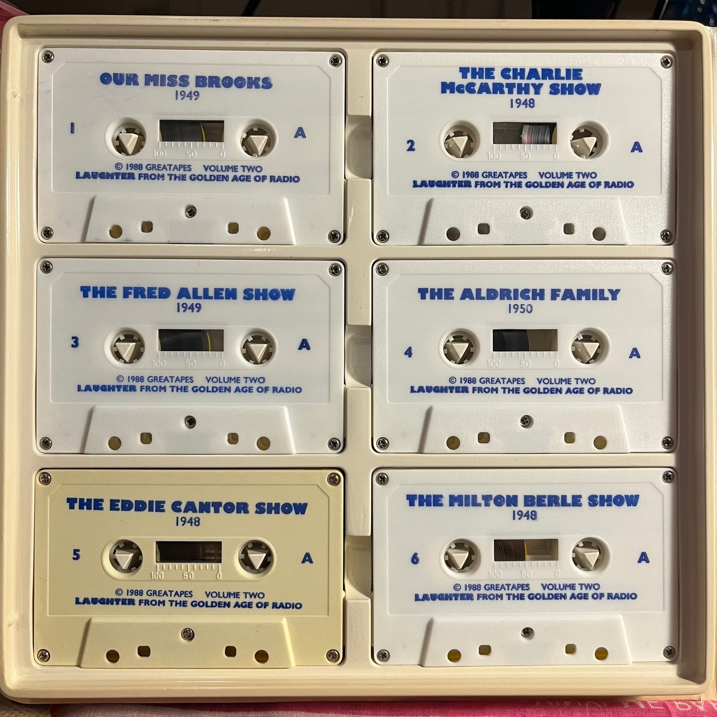 Various - Laughter From The Golden Age Of Radio *12xCASSETTE BOX* | Excellent (EX)--