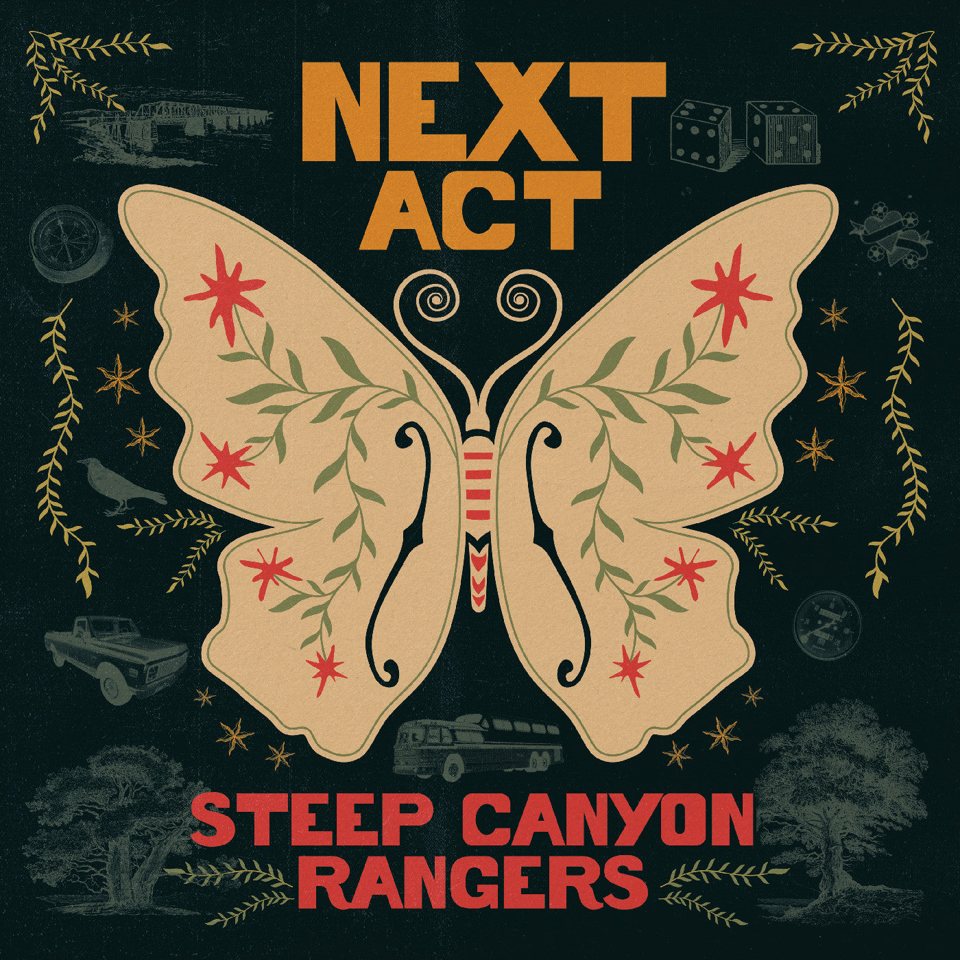 Steep Canyon Rangers - Next Act (Maroon Vinyl) | Mint (M) Mint (M)-