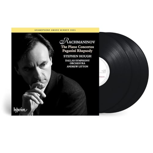 Stephen Hough/Andrew Litton/Dallas Symphony - Rachmaninoff: Piano Concertos 1-4; Paganini Rhapsody [3Lp] |-
