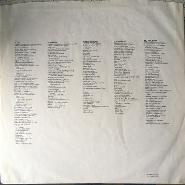Stephen Stills - Right By You | Near Mint (NM) Near Mint (NM)-