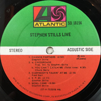 Stephen Stills - Stephen Stills Live | Near Mint (NM) Near Mint (NM)-