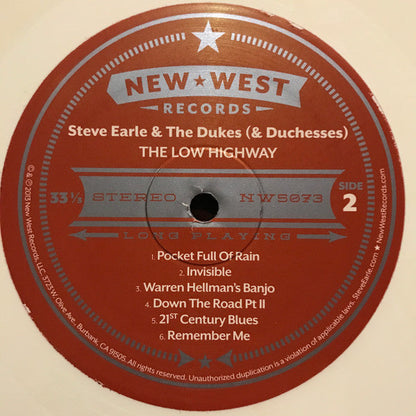 Steve Earle & The Dukes (And Duchesses) - The Low Highway | Mint (M) Mint (M)-