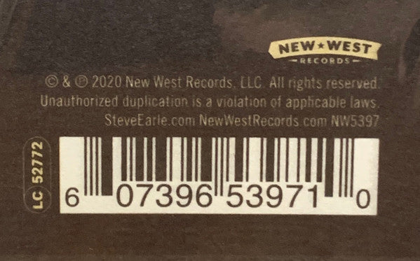 Steve Earle & The Dukes - Ghosts Of West Virginia | Mint (M) Mint (M)-