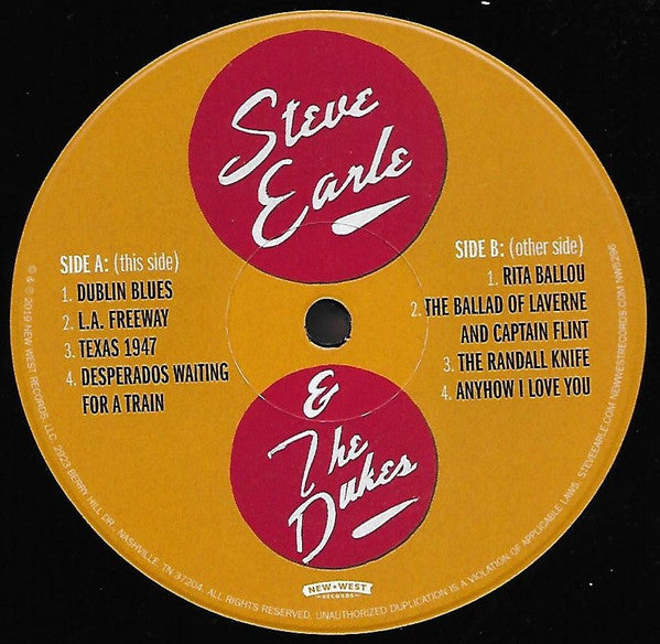 Steve Earle & The Dukes - Guy | Mint (M) Mint (M)-