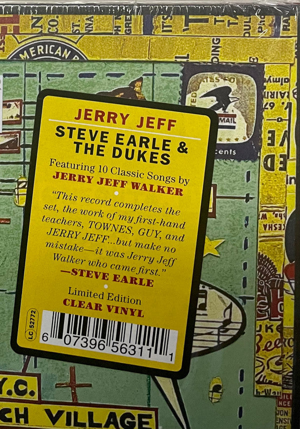 Steve Earle & The Dukes - Jerry Jeff | Mint (M) Mint (M)-
