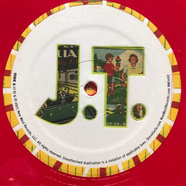 Steve Earle & The Dukes - J.T. | Mint (M) Mint (M)-