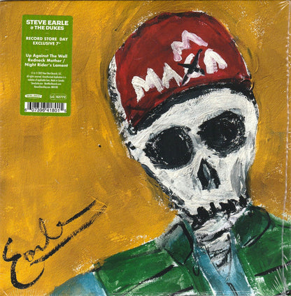 Steve Earle & The Dukes - Up Against The Wall Redneck Mother / Night Rider's Lament | Mint (M) Mint (M)-