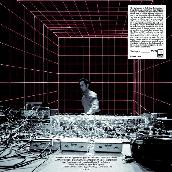 Steve Reich - Live at Berkeley University Museum, July 11th 1970 (Vinyl) | Mint (M) Mint (M)-