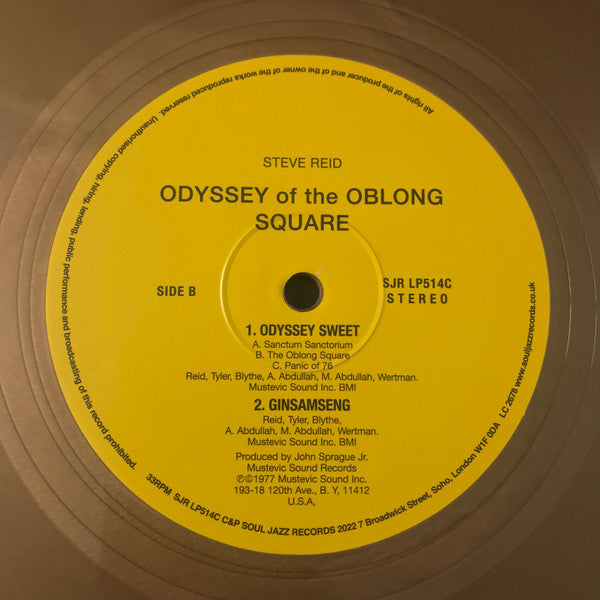 Steve Reid (2) - Odyssey Of The Oblong Square | Mint (M) Mint (M)-