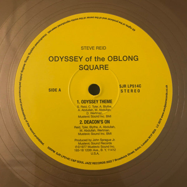 Steve Reid (2) - Odyssey Of The Oblong Square | Mint (M) Mint (M)-