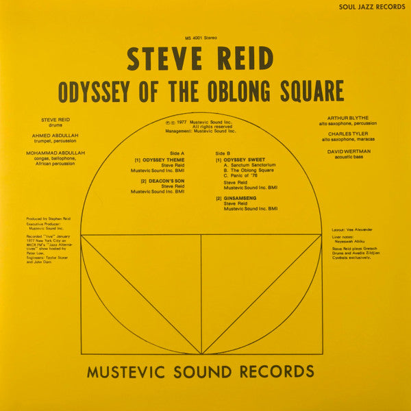 Steve Reid (2) - Odyssey Of The Oblong Square | Mint (M) Mint (M)-