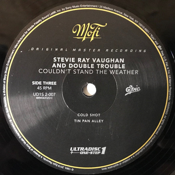Stevie Ray Vaughan & Double Trouble - Couldn't Stand The Weather (2xVINYL 45RPM MFSL BOX) | Mint (M) Mint (M)-