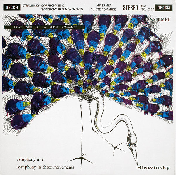 Stravinsky, Ansermet, L'Orchestre De La Suisse Rom - Symphony In C / Symphony In Three Movements |-