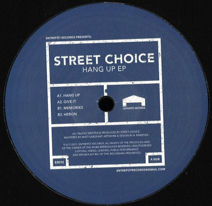 Street Choice - Hang Up EP | Mint (M) Generic-