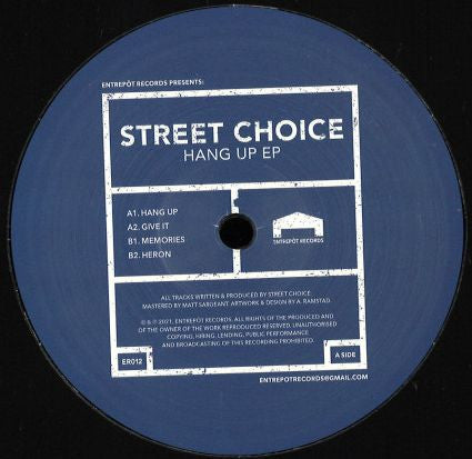 Street Choice - Hang Up EP | Mint (M) Generic-