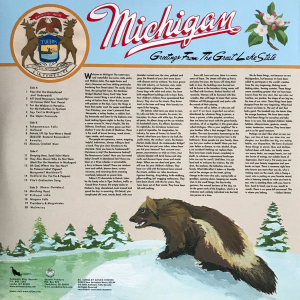 Sufjan Stevens - Greetings From Michigan: The Great Lake State | Mint (M) Mint (M)-
