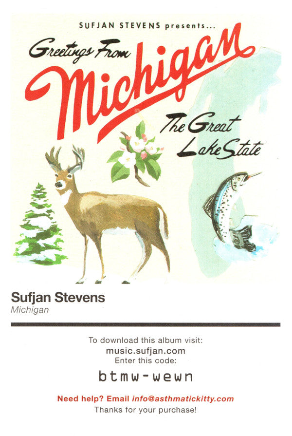 Sufjan Stevens - Greetings From Michigan: The Great Lake State | Mint (M) Mint (M)-