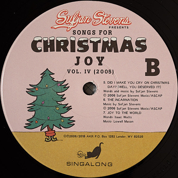 Sufjan Stevens Songs For Christmas Asthmatic Kitty Records Box, Comp + 5x12", EP, RE Mint (M) Mint (M)-