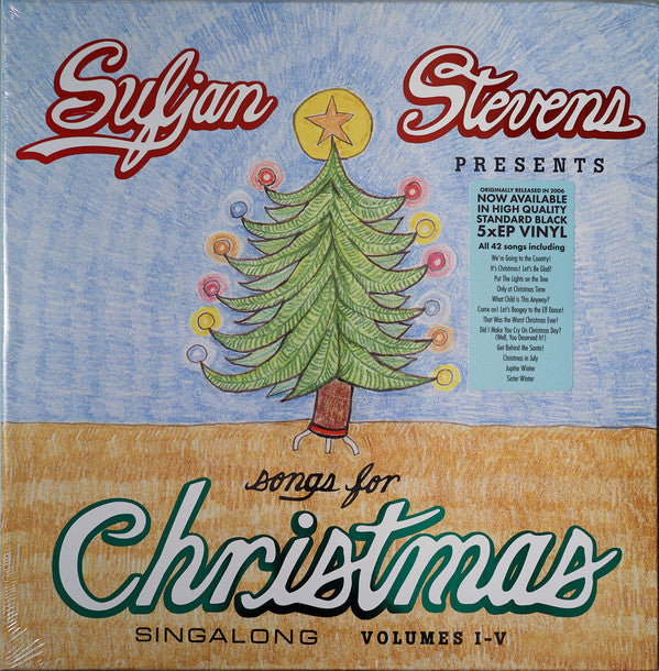 Sufjan Stevens Songs For Christmas Asthmatic Kitty Records Box, Comp + 5x12", EP, RE Mint (M) Mint (M)-